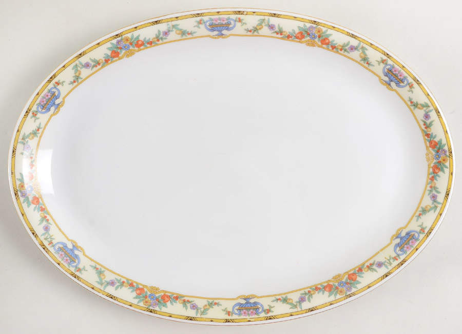 VIT11 13" Oval Serving Platter by Victoria (Czech)-1