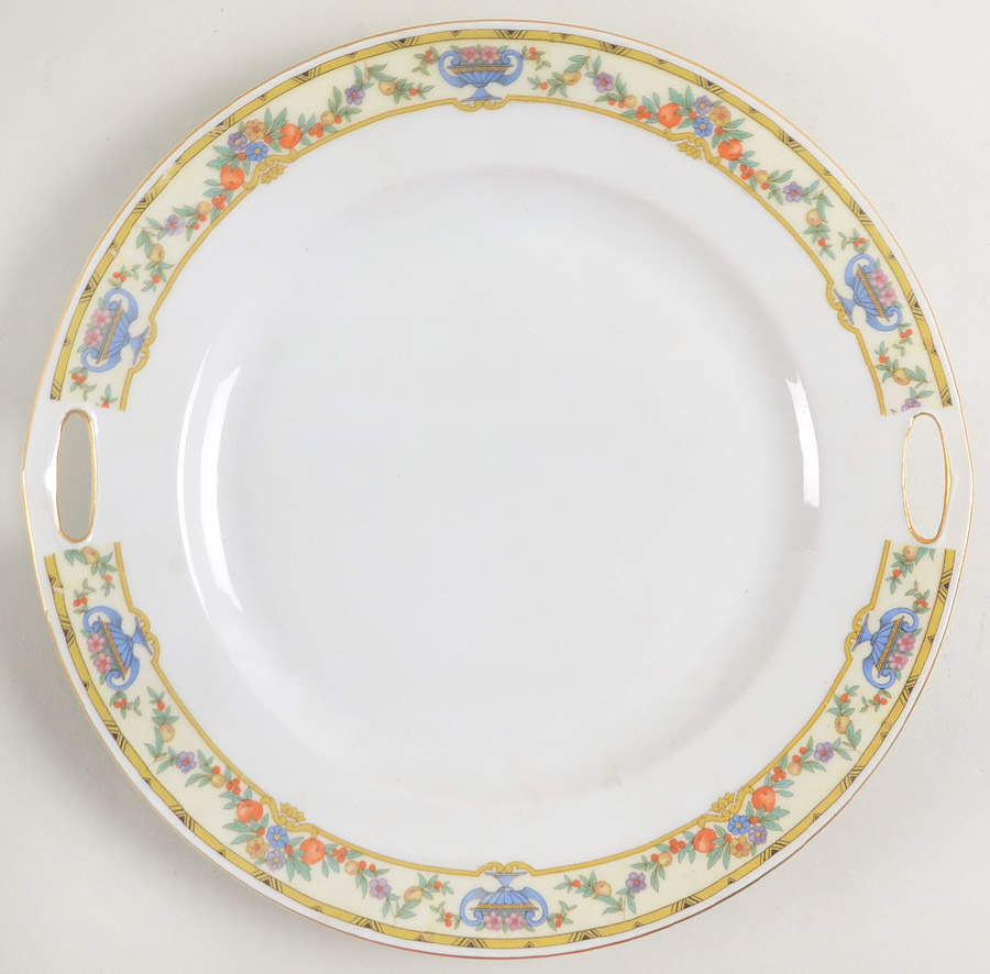 VIT11 Handled Cake Plate by Victoria (Czech)-1
