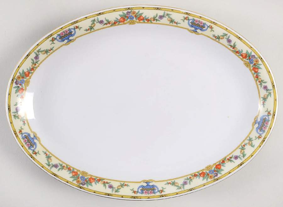 VIT11 12" Oval Serving Platter by Victoria (Czech)-1