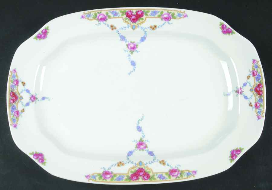 VIT13 15" Oval Serving Platter by Victoria (Czech)-1