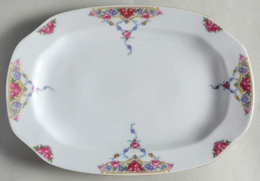 VIT13 11" Oval Serving Platter by Victoria (Czech)-1