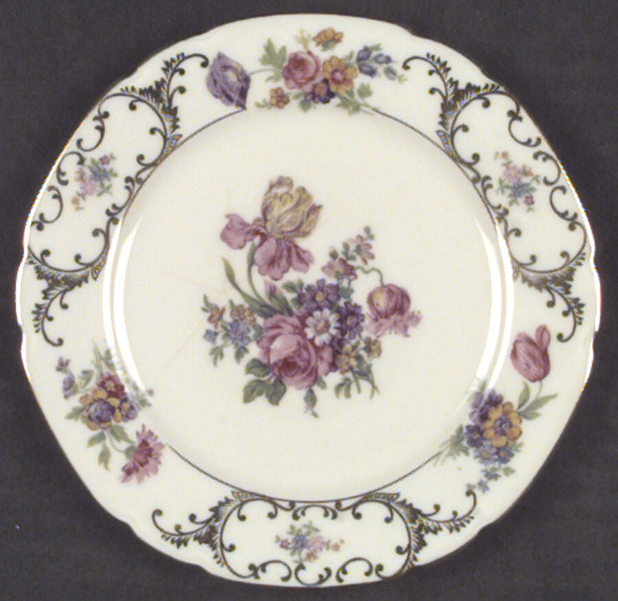 VIT17 Bread & Butter Plate by Victoria (Czech)-1