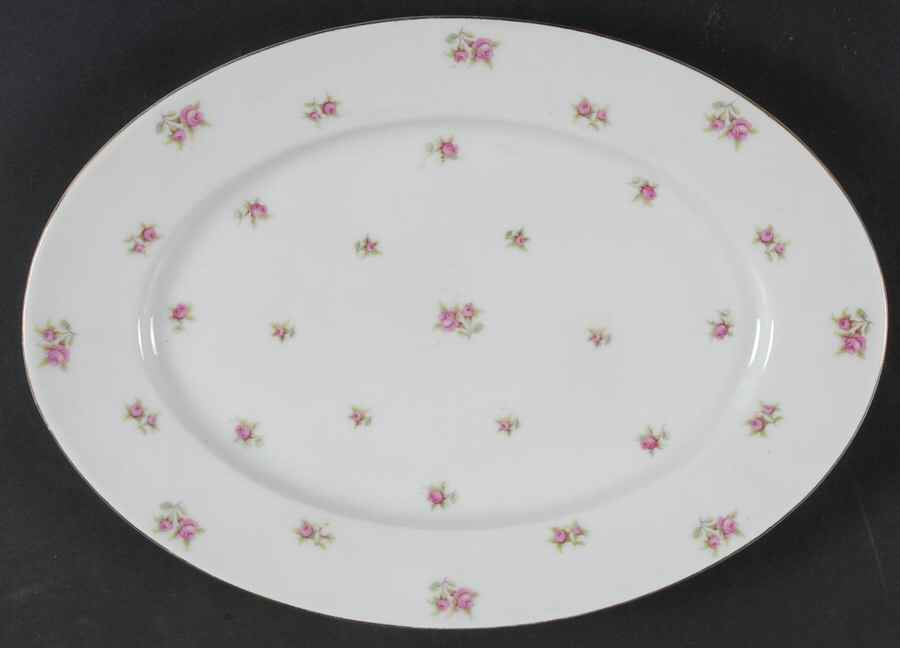 VIT22 12" Oval Serving Platter by Victoria (Czech)-1