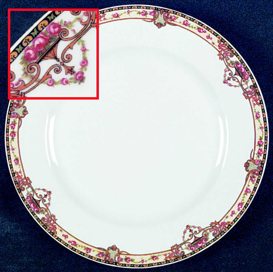 VIT24 Dinner Plate by Victoria (Czech)-1
