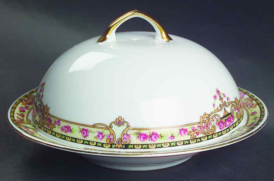 VIT24 Round Covered Butter by Victoria (Czech)-1
