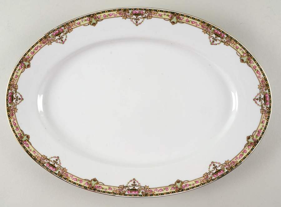 VIT24 16" Oval Serving Platter by Victoria (Czech)-1