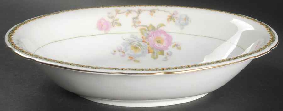 VIT25 (CZECH) 10" Oval Vegetable Bowl by Victoria (Czech)-1