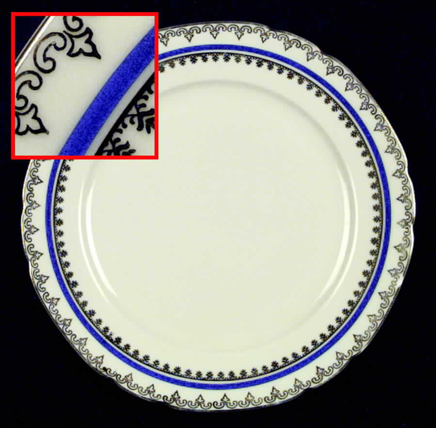 VIT28 Salad Plate by Victoria (Czech)-1