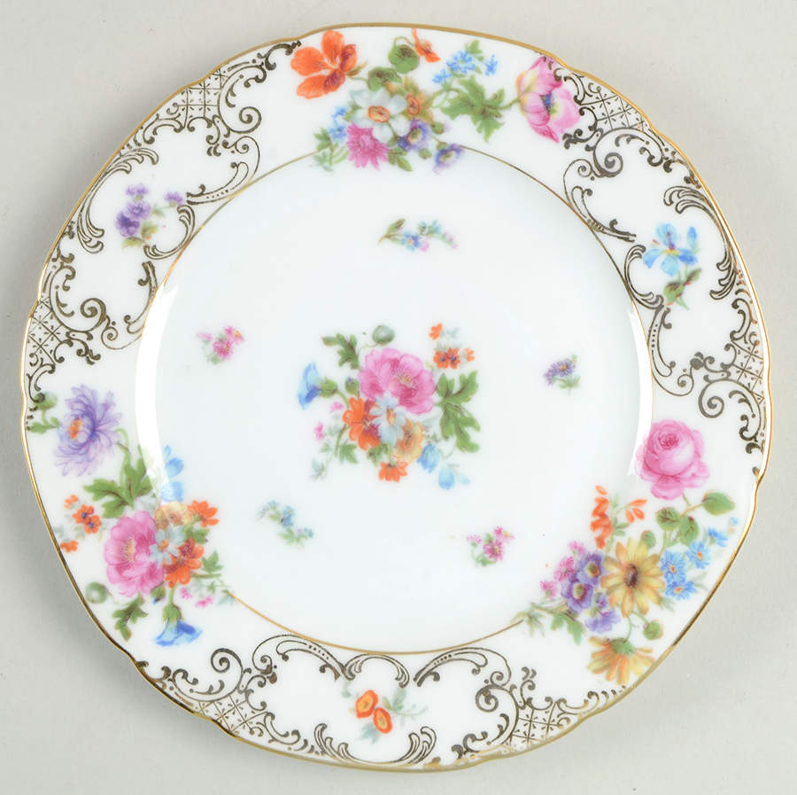 VIT3 Bread & Butter Plate by Victoria (Czech)-1
