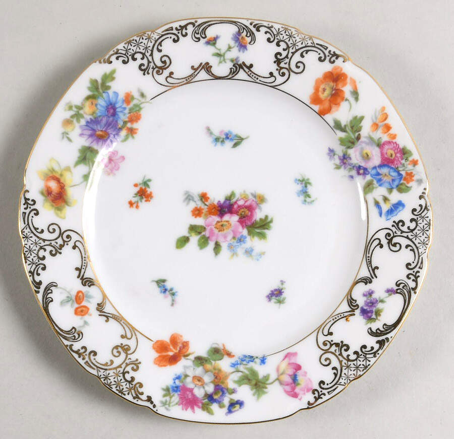 VIT3 Bread & Butter Plate by Victoria (Czech)-1