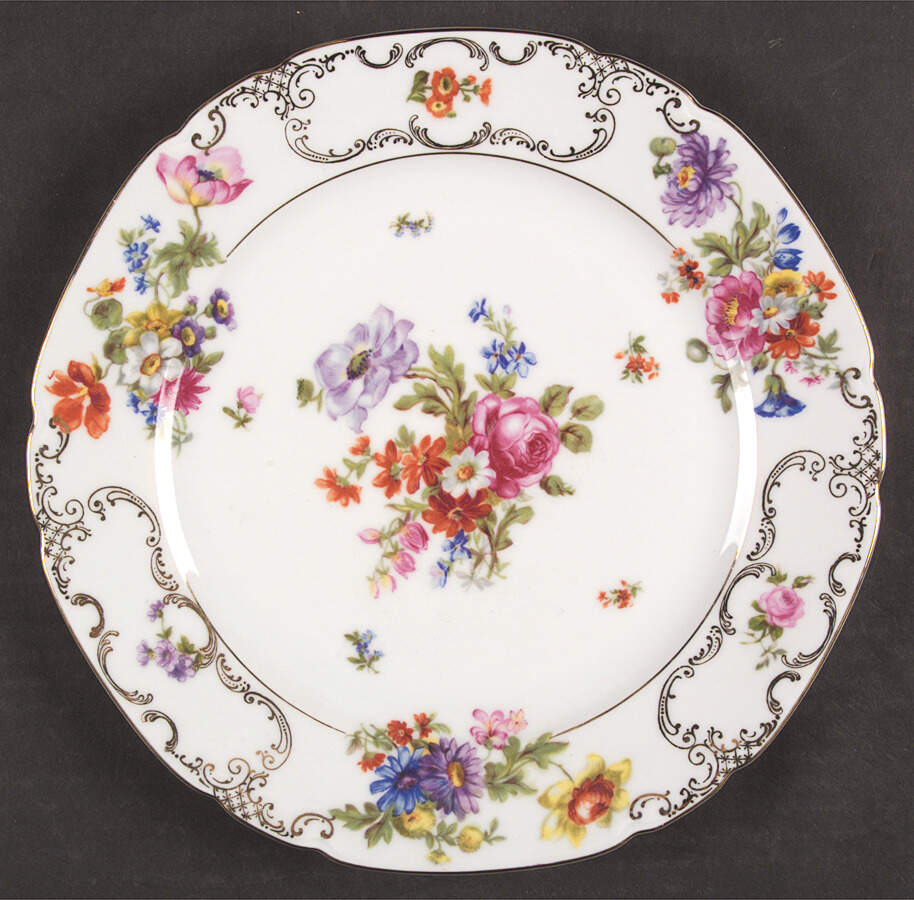 VIT3 Dinner Plate by Victoria (Czech)-1