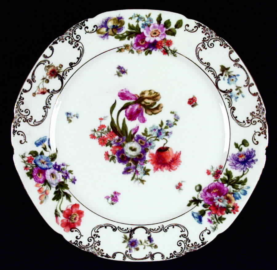 VIT3 Dinner Plate by Victoria (Czech)-1