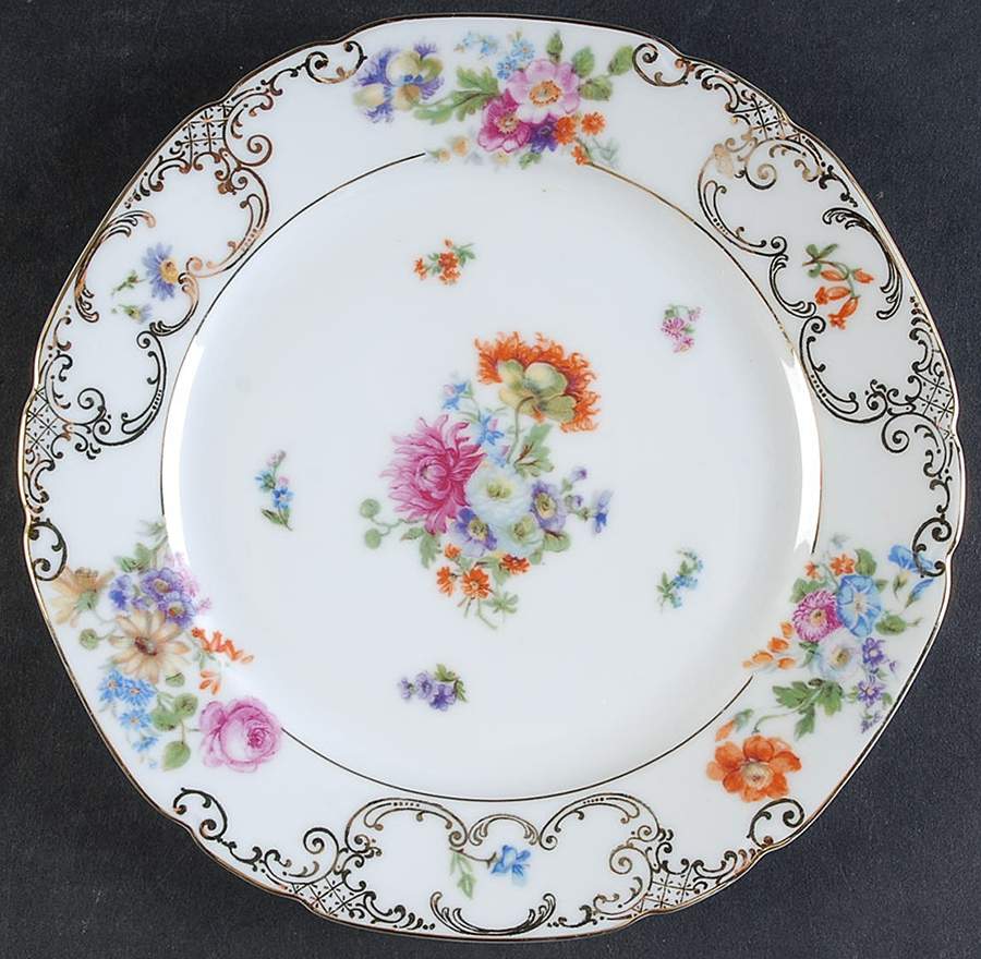 VIT3 Salad Plate by Victoria (Czech)-1