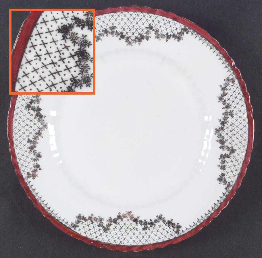 VIT36  Dinner Plate by Victoria (Czech)-1
