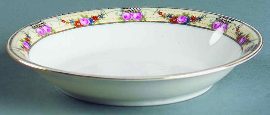 VIT43 Coupe Soup Bowl by Victoria (Czech)-1