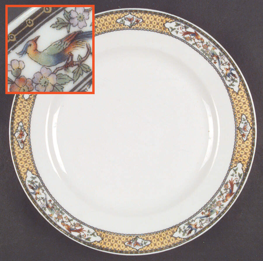 VIT45 Dinner Plate by Victoria (Czech)-1