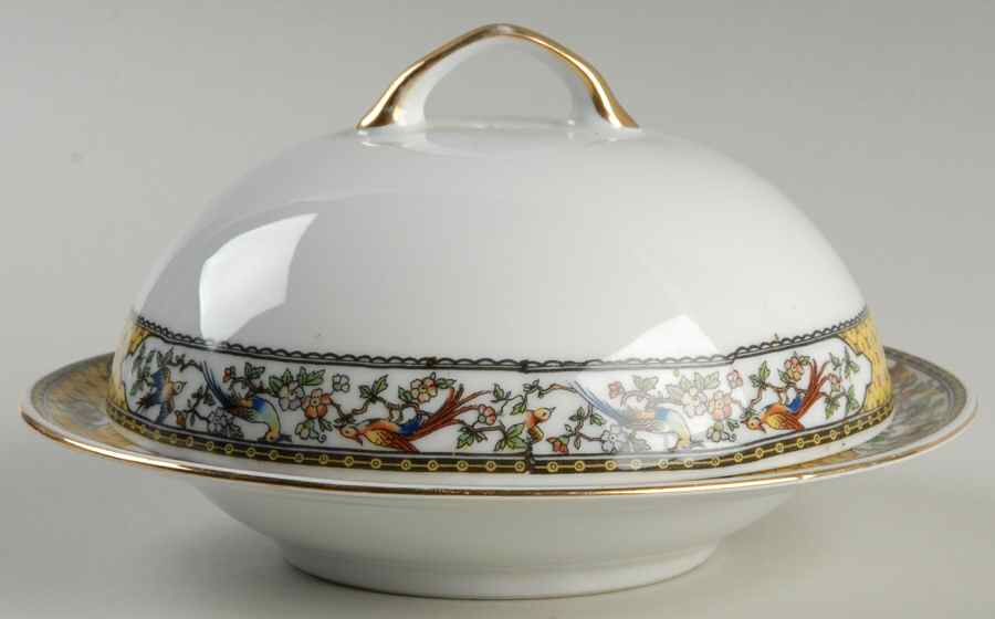 VIT45 Round Covered Butter by Victoria (Czech)-1