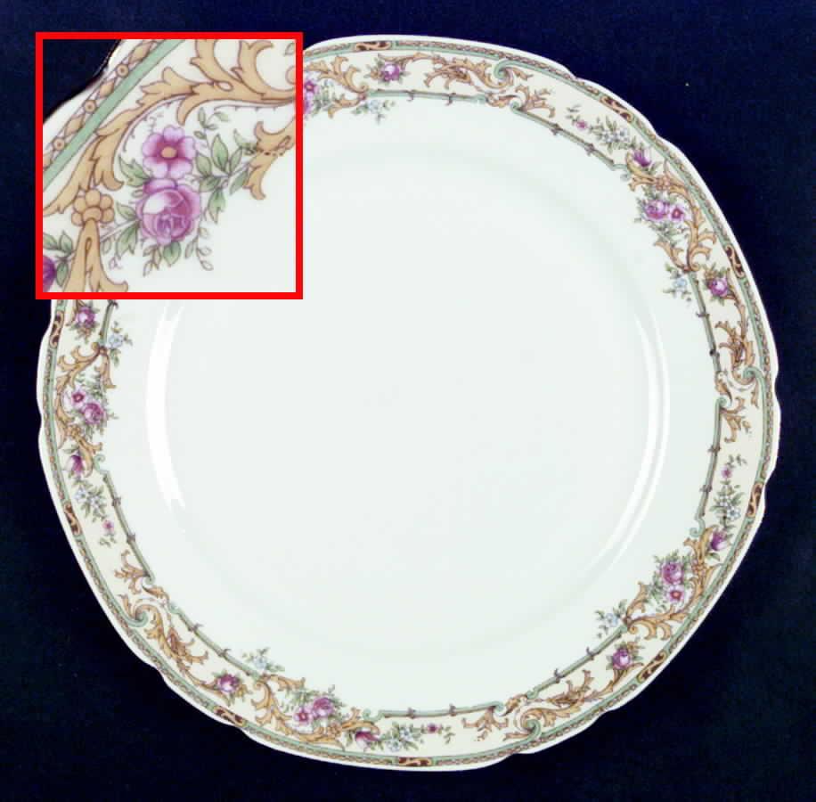 VIT54 Dinner Plate by Victoria (Czech)-1