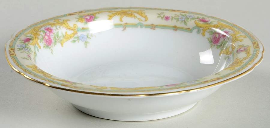 VIT54 Rim Fruit/Dessert (Sauce) Bowl by Victoria (Czech)-1
