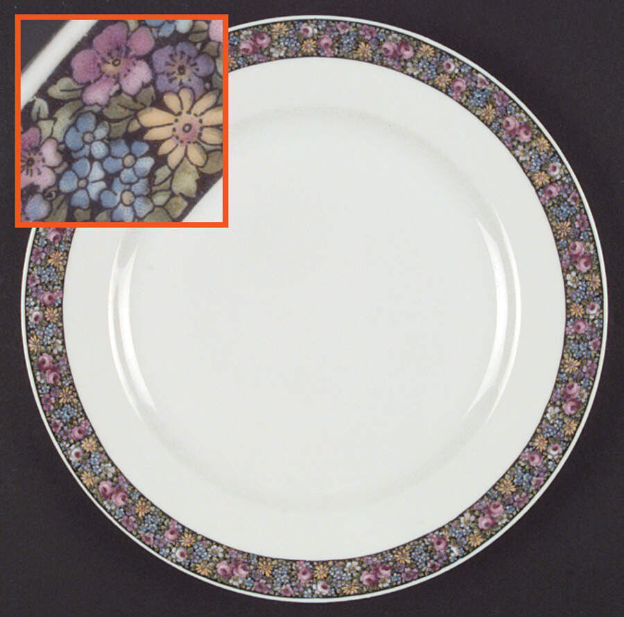 VIT6 Dinner Plate by Victoria (Czech)-1