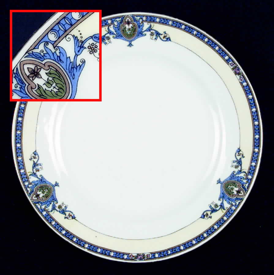 VIT60 Salad Plate by Victoria (Czech)-1