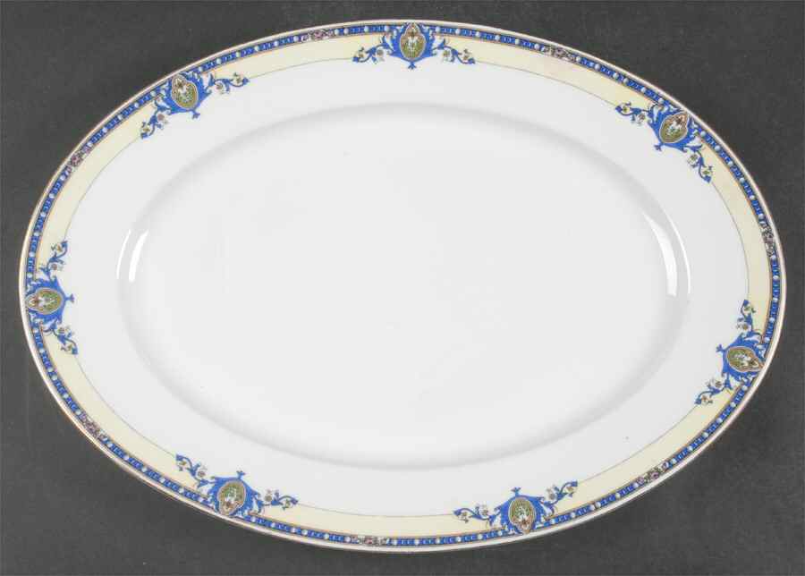 VIT60 15" Oval Serving Platter by Victoria (Czech)-1