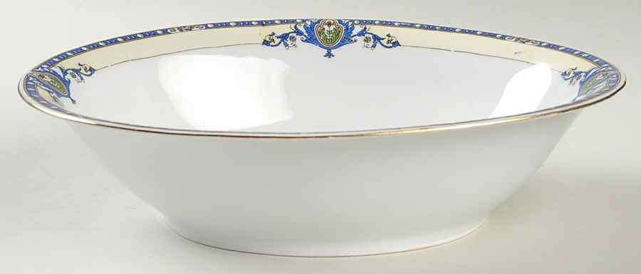 VIT60 10" Oval Vegetable Bowl by Victoria (Czech)-1