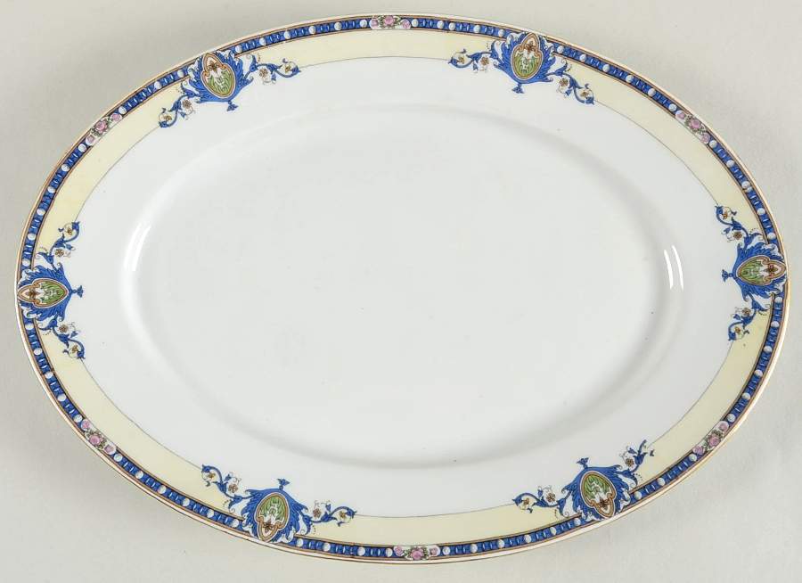 VIT60 12" Oval Serving Platter by Victoria (Czech)-1