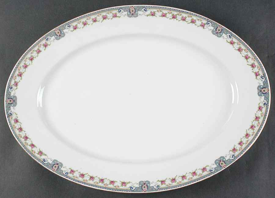 VIT69 16" Oval Serving Platter by Victoria (Czech)-1
