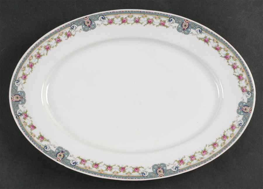 VIT69 12" Oval Serving Platter by Victoria (Czech)-1