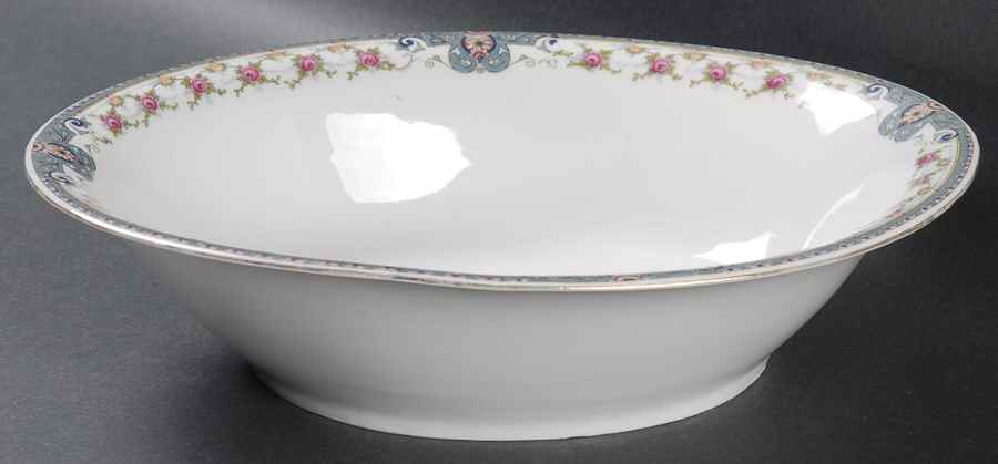 VIT69 10" Oval Vegetable Bowl by Victoria (Czech)-1