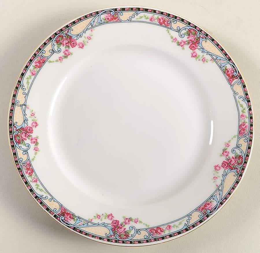 VIT82 Salad Plate by Victoria (Czech)-1