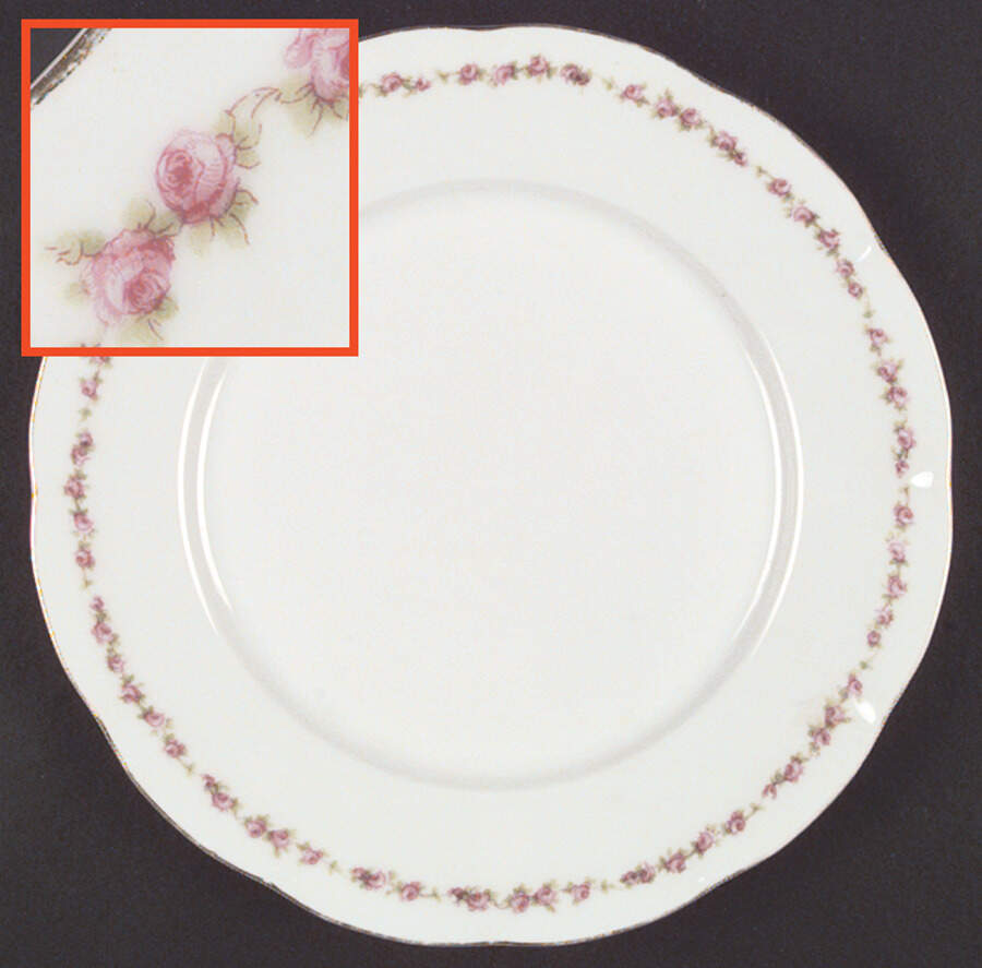 VIT86 Dinner Plate by Victoria (Czech)-1