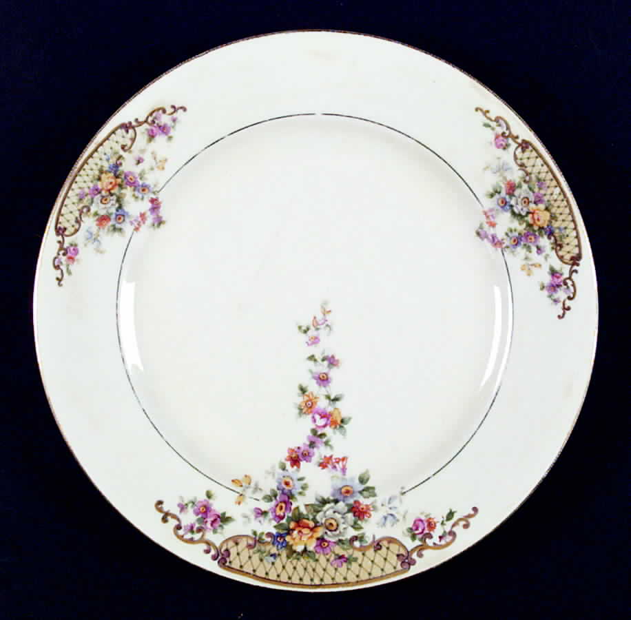 VIT9 Dinner Plate by Victoria (Czech)-1