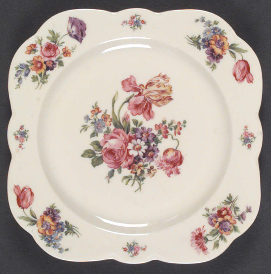 237 Square Salad Plate by Victoria (Czech)-1