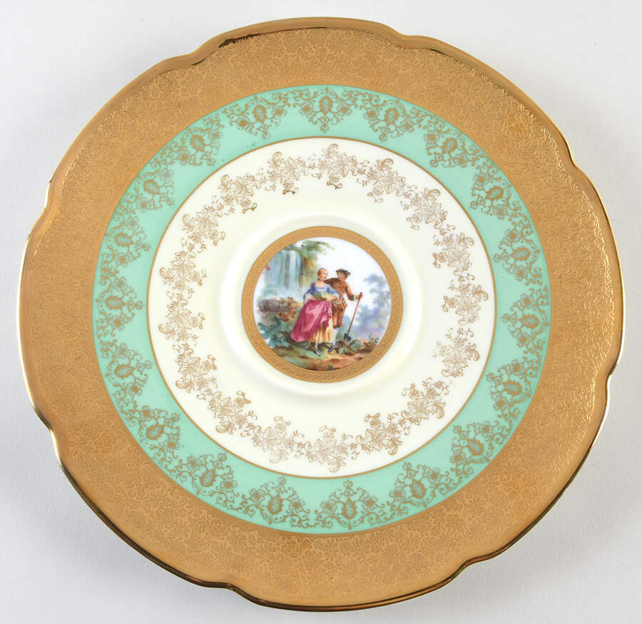 VIT97 Cheese and Cracker Plate by Victoria (Czech)-1