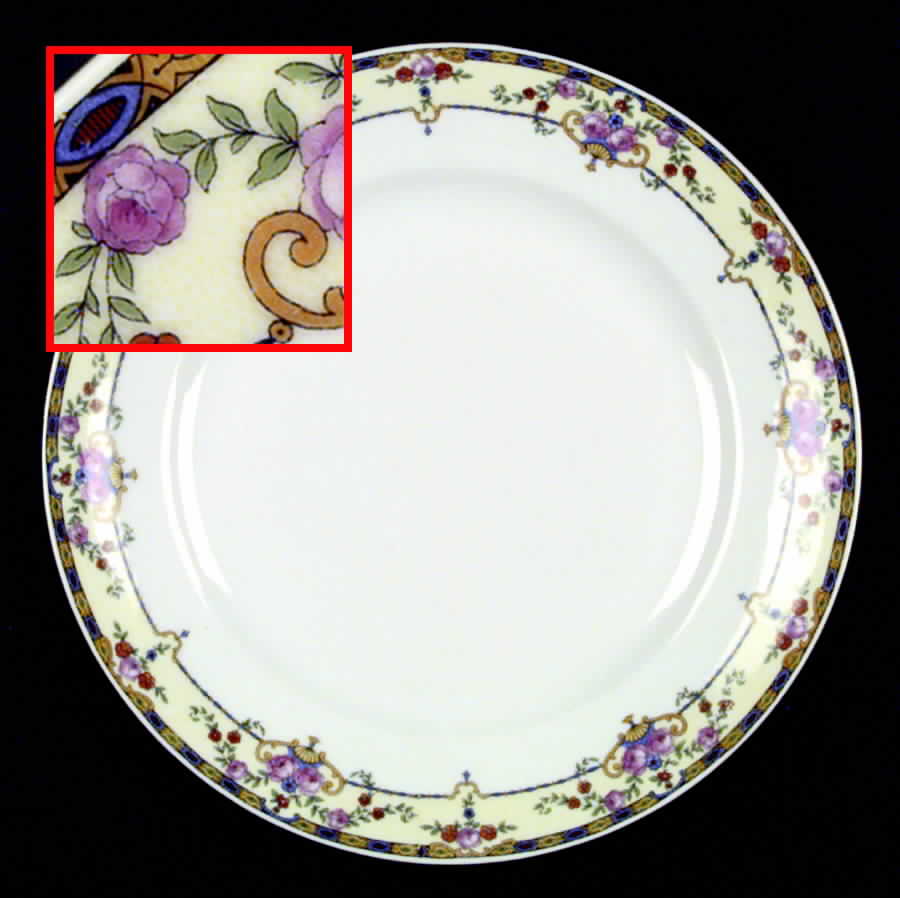 Warwick Dinner Plate by Victoria (Czech)-1