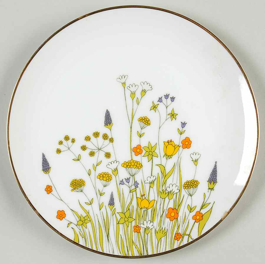 Alpine Meadow Bread & Butter Plate by Viletta-1