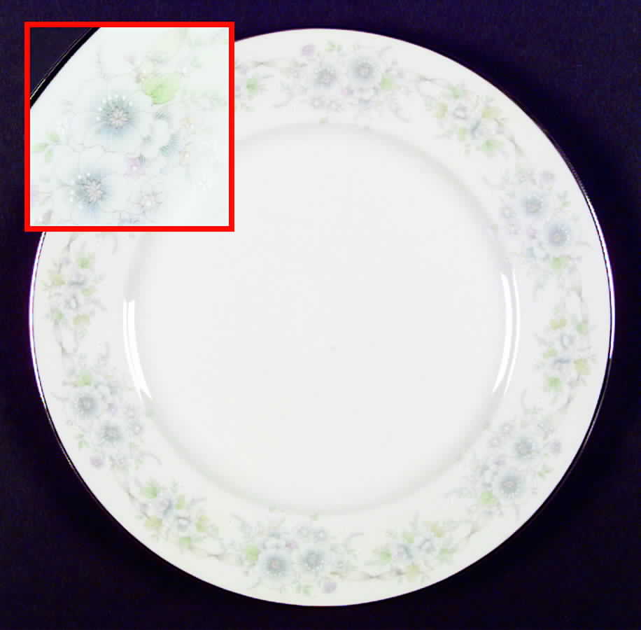 Blue Bell Dinner Plate by Viletta-1