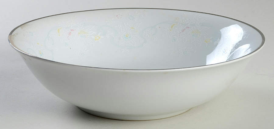 Bridal Bouquet 9" Round Vegetable Bowl by Viletta-1