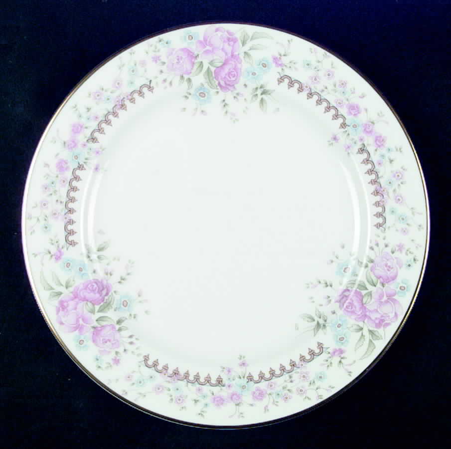 Chelsea Flowers Dinner Plate by Viletta-1