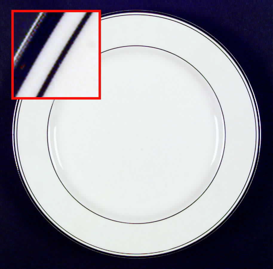 Finesse (Platinum Trim) Dinner Plate by Viletta-1