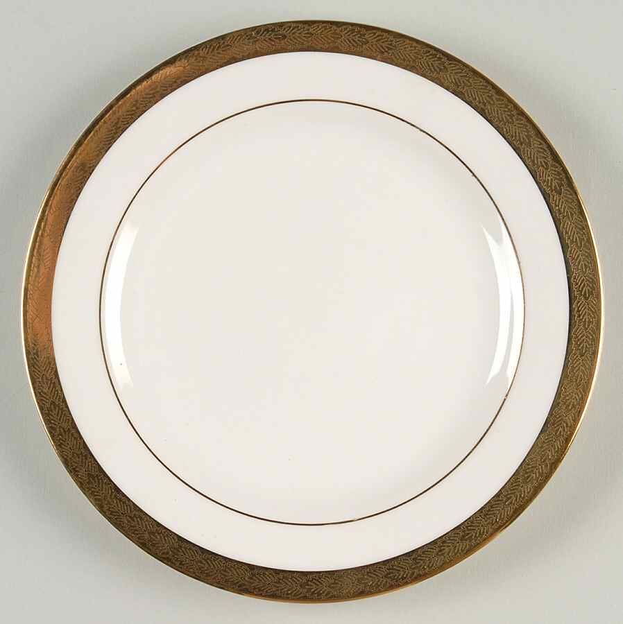 Golden Oak Bread & Butter Plate by Viletta-1