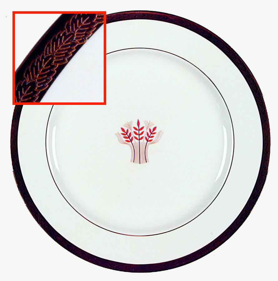Golden Wheat Dinner Plate by Viletta-1