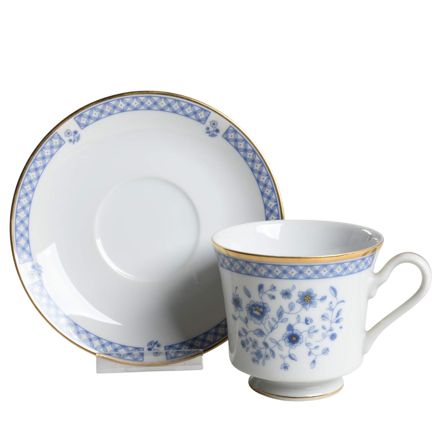 Halsingborg Footed Cup & Saucer Set by Viletta-1