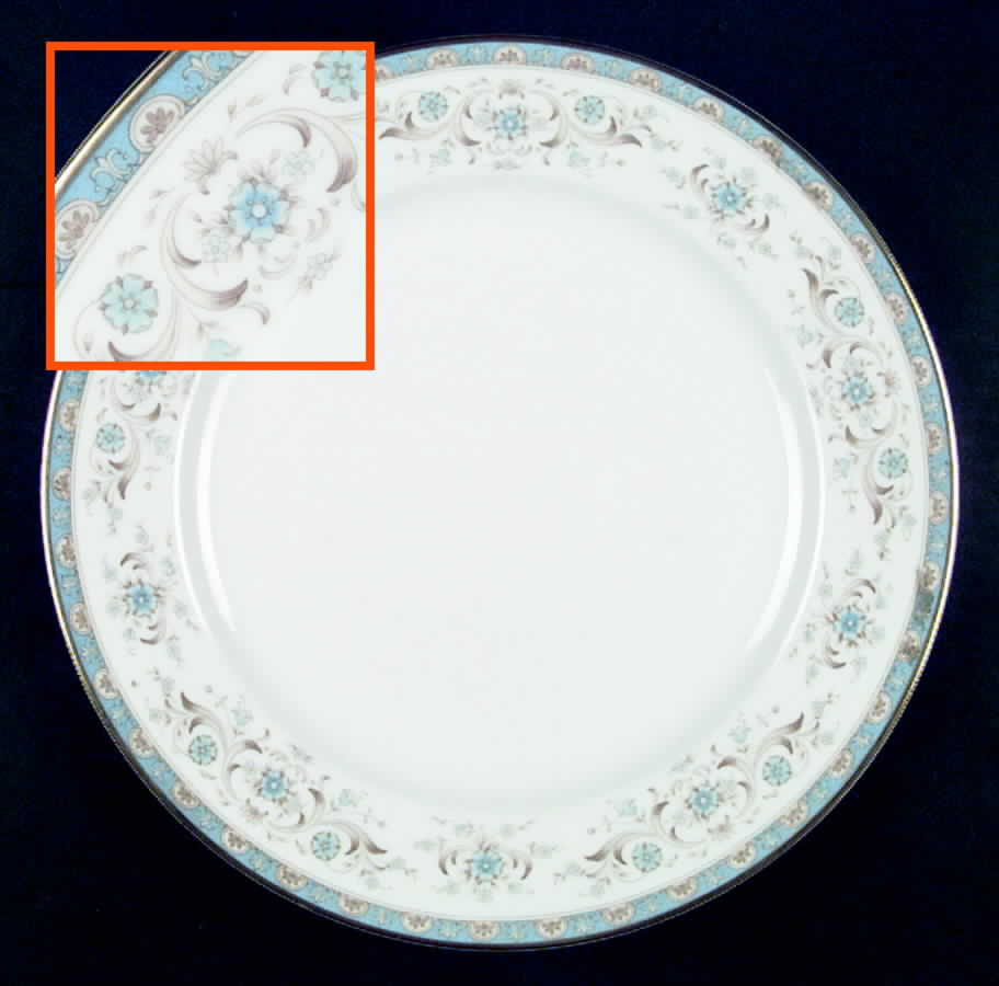 Normandy Dinner Plate by Viletta-1