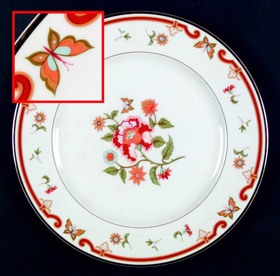 Oriental Garden Dinner Plate by Viletta-1
