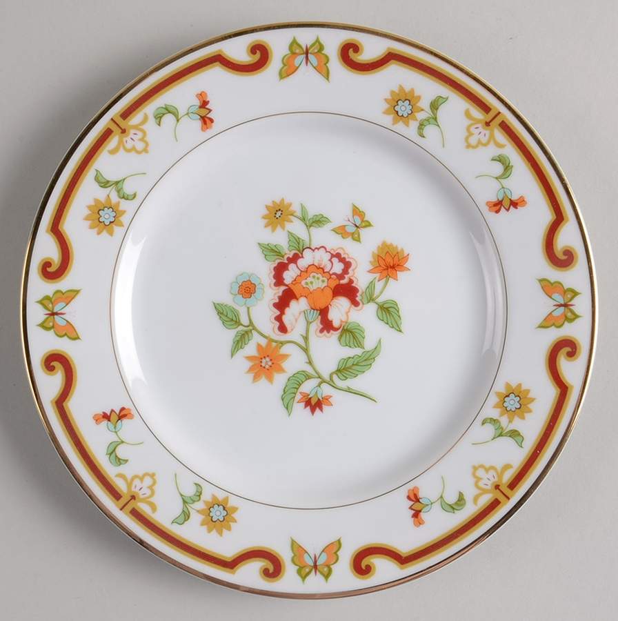 Oriental Garden Salad Plate by Viletta-1