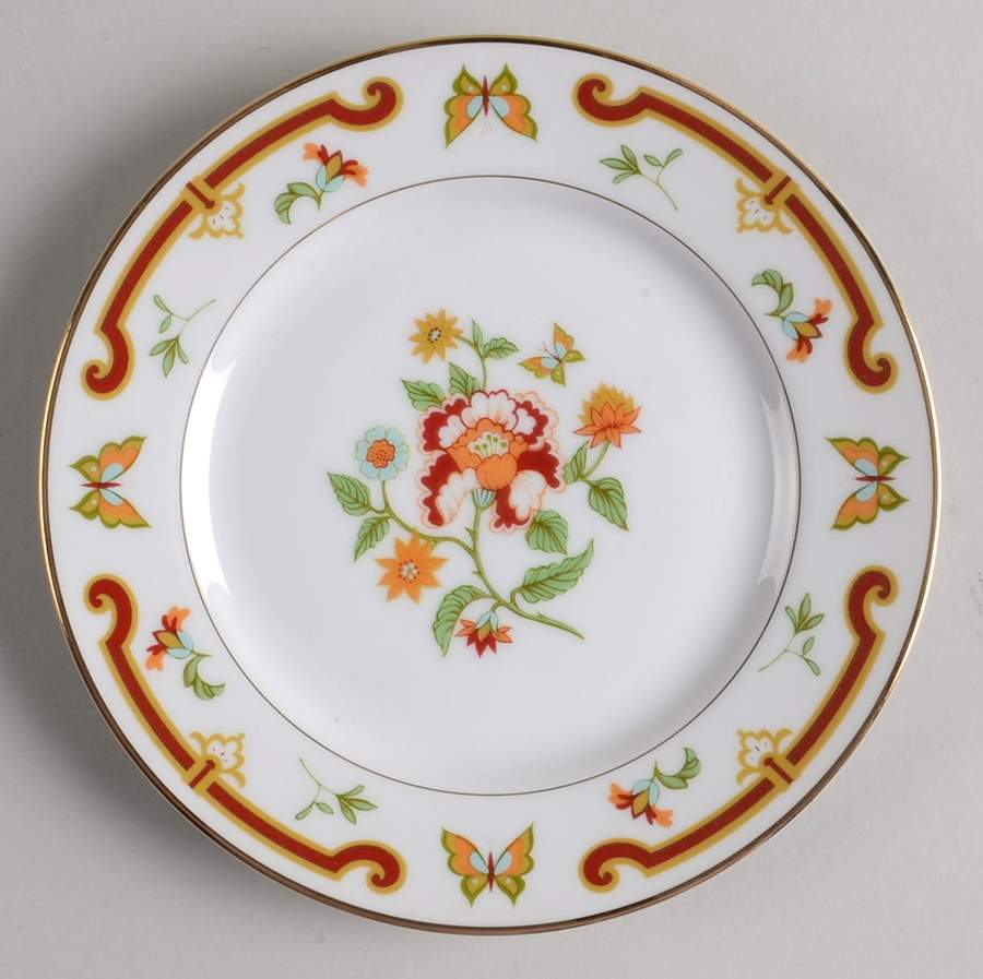 Oriental Garden Bread & Butter Plate by Viletta-1