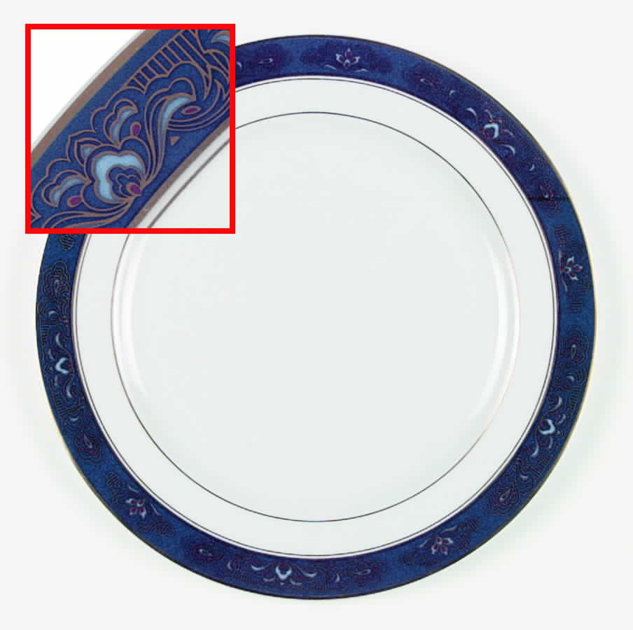 River Oaks Dinner Plate by Viletta-1